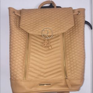 Beige backpack